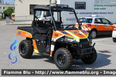 ATV Polaris
118 Romagna Soccorso
Azienda USL della Romagna
Ambito Territoriale di Ravenna
Allestimento Safety Car Rimini
"INDIA40"
Parole chiave: ATV Polaris