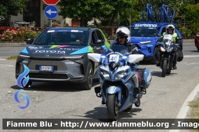 Yamaha FJR 1300 II serie
Polizia di Stato
Polizia Stradale
Allestimento Elevox
in scorta al Giro d'Italia 2024
Moto 40
Parole chiave: Yamaha FJR_1300_IIserie Giro_D_Italia_2024