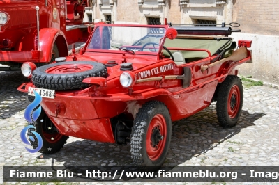 Volkswagen Type 166 “Schwimmwagen”
Vigili del Fuoco
Museo Storico dei Vigili del Fuoco di Mantova
VF 4368
Parole chiave: Volkswagen Type_166 “Schwimmwagen” VF4368