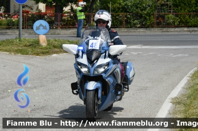 Yamaha FJR 1300 II serie
Polizia di Stato
Polizia Stradale
Allestimento Elevox
in scorta al Giro d'Italia 2024
Moto 48
Parole chiave: Yamaha FJR_1300_IIserie Giro_D_Italia_2024