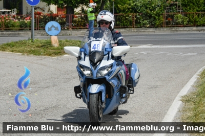 Yamaha FJR 1300 II serie
Polizia di Stato
Polizia Stradale
Allestimento Elevox
in scorta al Giro d'Italia 2024
Moto 48
Parole chiave: Yamaha FJR_1300_IIserie Giro_D_Italia_2024