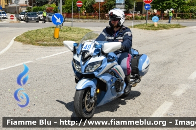 Yamaha FJR 1300 II serie
Polizia di Stato
Polizia Stradale
Allestimento Elevox
in scorta al Giro d'Italia 2024
Moto 49
Parole chiave: Yamaha FJR_1300_IIserie Giro_D_Italia_2024