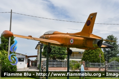 Aermacchi MB-326
Aeronautica Militare Italiana
Museo dell'aria Castello di San Pelagio
6-76
MM54243

Parole chiave: Aermacchi MB-326 MM54243