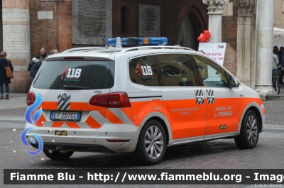 Volkswagen Sharan II serie
118 Ferrara Soccorso
 Azienda Ospedaliera Universitaria di Ferrara
 Automedica "FE3172"
 Allestimento Vision
Parole chiave: Volkswagen Sharan_IIserie Automedica