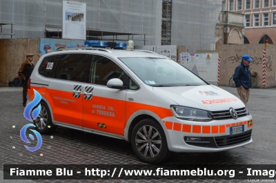 Volkswagen Sharan II serie
118 Ferrara Soccorso
 Azienda Ospedaliera Universitaria di Ferrara
 Automedica "FE3172"
 Allestimento Vision
Parole chiave: Volkswagen Sharan_IIserie Automedica