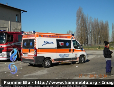 Fiat Ducato X250
Nico Soccorso - Migliarino 
Postazione di Migliarino
 Veicolo Nico 20 Convenzionato con il 118 Ferrara Soccorso
Parole chiave: Fiat Ducato_X250 Ambulanza 118_Ferrara