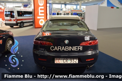 Alfa Romeo 159
Carabinieri
CC CR 932
Esposta al REAS 2013
Parole chiave: Alfa-Romeo 159 CCCR932 Reas_2013