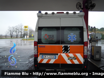 Fiat Ducato X250
 118 Ferrara Soccorso
 Azienda Ospedaliera Universitaria di Ferrara
 Ambulanza "FE3188" 
Allestita Odone
Parole chiave: Fiat Ducato_X250 Ambulanza