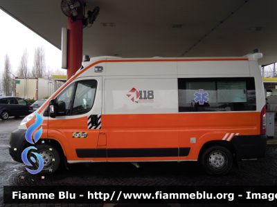 Fiat Ducato X250
 118 Ferrara Soccorso
 Azienda Ospedaliera Universitaria di Ferrara
 Ambulanza "FE3188" 
Allestita Odone
Parole chiave: Fiat Ducato_X250 Ambulanza