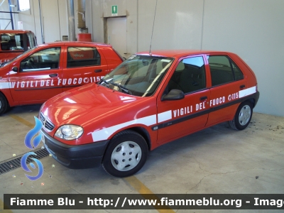 Citroen Saxo II serie
Vigili del Fuoco
Comando Provinciale di Parma
VF 21392

Si ringrazia il Comando provinciale e tutto il personale permanente e volontario per la collaborazione
Parole chiave: Citroen Saxo_IIserie VF21392