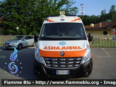 Renault Master IV serie
Nico Soccorso - Migliarino
Veicolo Nico 22
Postazione 118 Migliarino
Convenzionato con il 
118 Ferrara Soccorso
Allestimento MAF
Parole chiave: Renault Master_IVserie Ambulanza