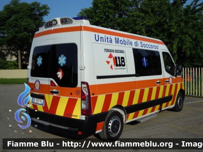 Renault Master IV serie
Nico Soccorso - Migliarino
Veicolo Nico 22
Postazione 118 Migliarino
Convenzionato con il 
118 Ferrara Soccorso
Allestimento MAF
Parole chiave: Renault Master_IVserie Ambulanza