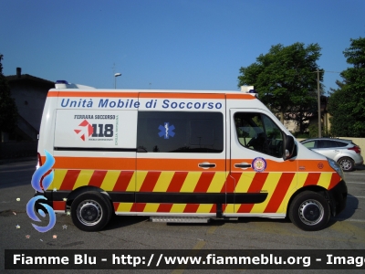 Renault Master IV serie
Nico Soccorso - Migliarino
Veicolo Nico 22
Postazione 118 Migliarino
Convenzionato con il 
118 Ferrara Soccorso
Allestimento MAF
Parole chiave: Renault Master_IVserie Ambulanza