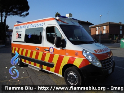 Renault Master IV serie
Nico Soccorso - Migliarino
Veicolo Nico 22
Postazione 118 Migliarino
Convenzionato con il 
118 Ferrara Soccorso
Allestimento MAF
Parole chiave: Renault Master_IVserie Ambulanza