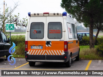 Fiat Ducato III Serie
118 Ferrara Soccorso
Azienda Ospedaliera Universitaria di Ferrara
Ambulanza "FE3151"
Allestimento Aricar
Parole chiave: Fiat Ducato_IIISerie Ambulanza