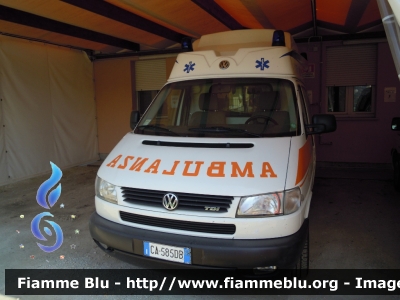 Volkswagen Transporter T4
Nico Soccorso Migliarino (FE)
 Nico 10
Allestimento EDM Forlì
Ambulanza per servizi ordinari
Parole chiave: Volkswagen Transporter_T4 Ambulanza