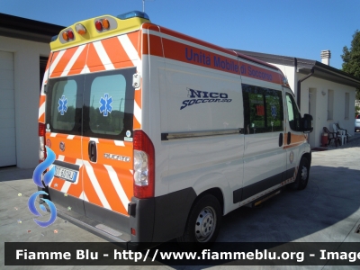 Fiat Ducato X250
Nico Soccorso Migliarino (FE)
 Postazione 118 Bosco Mesola 
in convenzione con Ferrara Soccorso
 Ambulanza Nico 21
 Allestimento MAF
Parole chiave: Fiat Ducato_X250 Ambulanza