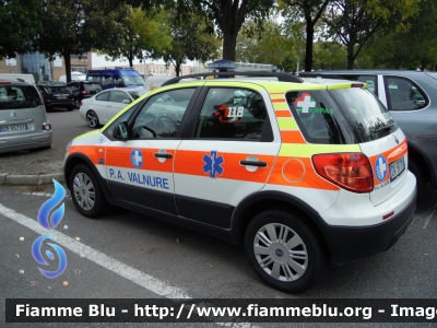 Fiat Sedici
Pubblica Assistenza Valnure (PC)
Automedica Allestimento Aricar
Mezzo in Convenzione 118 Piacenza Soccorso

Parole chiave: Fiat Sedici Automedica Reas_2012