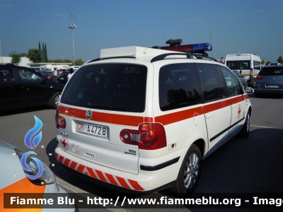 Volkswagen Sharan II serie
Croce Rossa Italiana
Comitato Locale di Stradella (PV)
Allestimento MAF
CRI A 472 B
Parole chiave: Volkswagen Sharan_IIserie CRIA472B Automedica Reas_2012