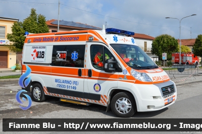 Fiat Ducato X250
Nico Soccorso - Migliarino
Veicolo Nico 20
Postazione 118 Migliarino
Convenzionato con il 
118 Ferrara Soccorso
Allestimento Cevi
Parole chiave: Fiat Ducato_X250 Ambulanza