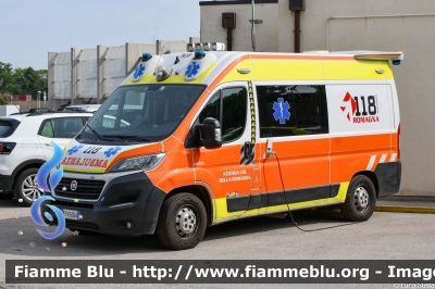 Fiat Ducato X290
118 Romagna Soccorso
Azienda USL della Romagna
Ambito Territoriale di Ravenna
Allestimento Orion
"RA 24"
Parole chiave: Fiat Ducato_X290 Ambulanza