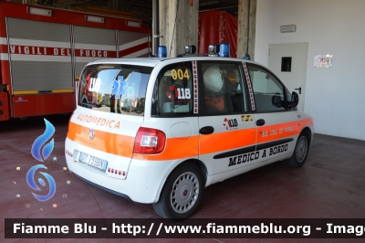 Fiat Multipla II serie
118 Romagna Soccorso
Azienda USL della Romagna
Ambito Territoriale di Forlì
"FOXX01"
Allestita Vision
Parole chiave: Fiat Multipla_IIserie Automedica