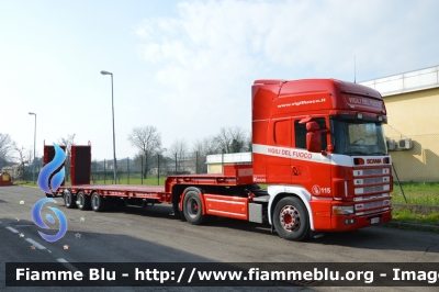 Scania 144L530
Vigili del Fuoco
Comando Provinciale di Reggio Emilia
Distaccamento Permanente di Guastalla
VF 26930 VF R 03969

Si ringrazia il Comandante e tutto il 
personale del Comando per la 
disponibilità e la collaborazione
Parole chiave: Scania 144L530 VF26930 VFR03969