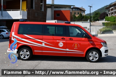 Volkswagen Transporter T6
Vigili del Fuoco
Unione Distrettuale della Val Di Sole
Corpo Volontario di Malè (TN)
Allestimento Kofler Fahrzeugbau
VF 6L6 TN
Parole chiave: Volkswagen Transporter_T6 VF6L6TN