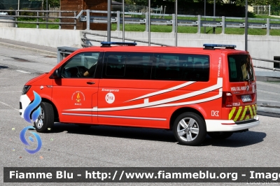 Volkswagen Transporter T6
Vigili del Fuoco
Unione Distrettuale della Val Di Sole
Corpo Volontario di Malè (TN)
Allestimento Kofler Fahrzeugbau
VF 6L6 TN
Parole chiave: Volkswagen Transporter_T6 VF6L6TN