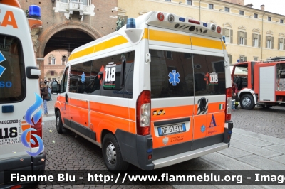 Fiat Ducato X250
Sant'Agostino Soccorso
Allestimento Vision
 FE-SA-19
Mezzo in convenzione con 
118 Ferrara Soccorso
Parole chiave: Fiat Ducato_X250 Ambulanza