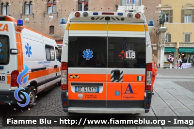 Fiat Ducato X250
Sant'Agostino Soccorso
Allestimento Vision
 FE-SA-19
Mezzo in convenzione con 
118 Ferrara Soccorso
Parole chiave: Fiat Ducato_X250 Ambulanza