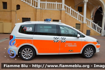 Volkswagen Sharan II serie
118 Ferrara Soccorso
Azienda Ospedaliera Universitaria di Ferrara
Automedica "FE3171"
Allestimento Vision
Parole chiave: Volkswagen Sharan_IIserie Automedica