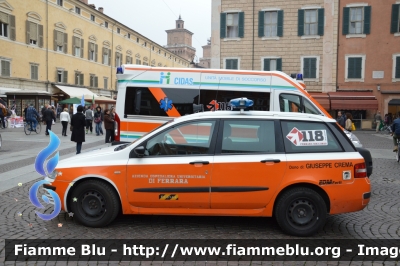 Fiat Stilo Multiwagon I serie
118 Ferrara Soccorso
Azienda Ospedaliera Universitaria di Ferrara
Automedica "FE3144"
 Allestita EDM Forlì
Parole chiave: Fiat Stilo_Multiwagon_Iserie Automedica