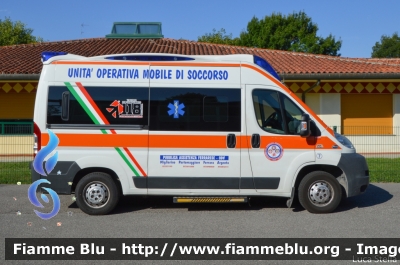 Fiat Ducato X250
Associazione Pubblica Assistenza Ferrarese - ODV
Allestimento Aricar Life1
Sede di Migliarino (FE)
APAF 7
Parole chiave: Fiat Ducato_X250 Ambulanza