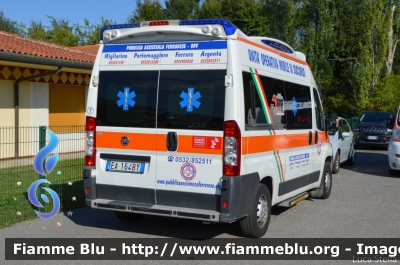 Fiat Ducato X250
Associazione Pubblica Assistenza Ferrarese - ODV
Allestimento Aricar Life1
Sede di Migliarino (FE)
APAF 7
Parole chiave: Fiat Ducato_X250 Ambulanza