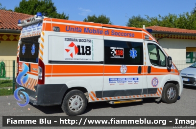 Fiat Ducato X250
Associazione Pubblica Assistenza Ferrarese - ODV
Allestimento Cevi Carrozzeria Europea
Sede di Migliarino (FE)
APAF 20
Parole chiave: Fiat Ducato_X250 Ambulanza 