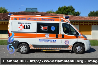 Fiat Ducato X250
Associazione Pubblica Assistenza Ferrarese - ODV
Allestimento Cevi Carrozzeria Europea
Sede di Migliarino (FE)
APAF 20
Parole chiave: Fiat Ducato_X250 Ambulanza 