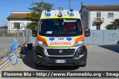 Fiat Ducato X290
Associazione Pubblica Assistenza Ferrarese
Postazione 118 Bosco Mesola
Convenzionato con il
118 Ferrara Soccorso
Allestimento Orion
APAF 26
Parole chiave: Fiat Ducato_X290 ambulanza