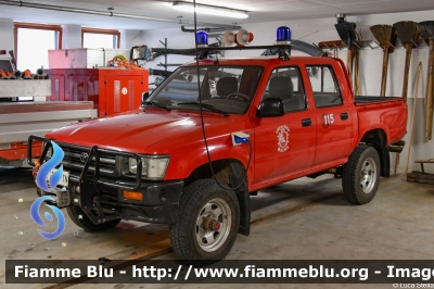 Toyota Hilux II serie
Vigili del Fuoco
Unione Distrettuale di Fiemme
Corpo Volontario di Moena (TN)
VF B78 TN
Parole chiave: Toyota Hilux_IIserie VFB78TN