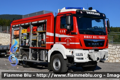 Man TGM 13.290 4x4 III serie
Vigili del Fuoco
Unione distrettuale di Cles
Corpo Volontario di Smarano (TN)
Allestimento BAI
VF 6D5 TN
Parole chiave: Man TGM_13.290_4x4_IIIserie VF6D5TN