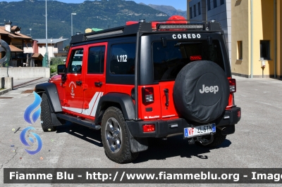 Jeep Rubicon
Vigili del Fuoco
Unione distrettuale di Cles
Corpo Volontario di Coredo (TN)
VF 4L5 TN
Parole chiave: Jeep Rubicon VF4L5TN