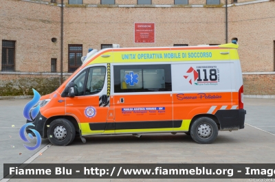 Fiat Ducato X290
Associazione Pubblica Assistenza Ferrarese
Postazione 118 Bosco Mesola
Convenzionato con il
118 Ferrara Soccorso
Allestimento Orion
APAF 26
Parole chiave: Fiat Ducato_X290 Ambulanza