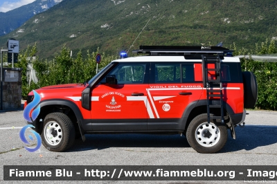 Land Rover Defender 110 II serie
 Vigili del Fuoco
Unione distrettuale di Mezzolombardo
Corpo Volontario di Spormaggiore (TN)
Allestimento Divitec
VF 0W9 TN
Parole chiave: Land-Rover Defender_110_IIserieVF0W9TN