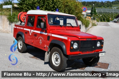 Land-Rover Defender 110
Vigili del Fuoco
Unione Distrettuale di Cles
Corpo Volontario di Taio (TN)
VF K91 TN
Parole chiave: Land-Rover Defender_110 VFK91TN