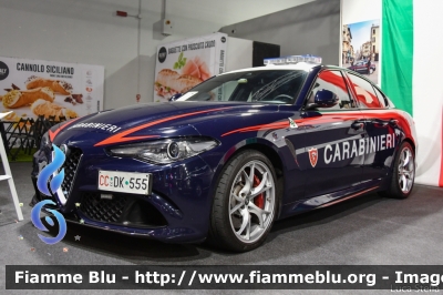 Alfa Romeo Nuova Giulia Quadrifoglio
Carabinieri
Nucleo Operativo e Radiomobile
CC DK 555
Parole chiave: Alfa-Romeo Nuova_Giulia_QuadrifoglioCCDK555