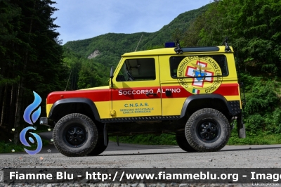 Land Rover Defender 90
Corpo Nazionale Soccorso Alpino e Speleologico
Soccorso Alpino e Speleologico Emilia-Romagna (SAER)
XV Zona
Stazione di Montecreto MO
Parole chiave: Land-Rover Defender_90 Automedica