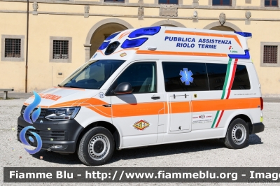 Volkswagen Transporter T6
Pubblica Assitenza Ravenna
sede di Riolo Terme
Allestimento EDM
Parole chiave: Volkswagen Transporter_T6 Ambulanza