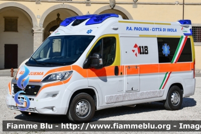 Fiat Ducato X290
Pubblica Assistenza Paolina Città di Imola
Allestimento EDM
Parole chiave: Fiat Ducato_X290 Ambulanza