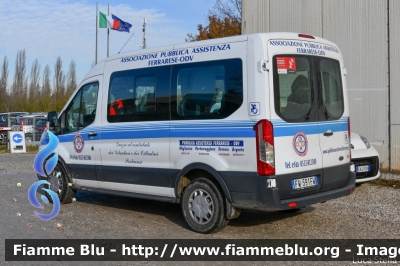 Ford Transit VIII serie
Associazione Pubblica Assistenza Ferrarese - ODV
Allestimento Vision
Distaccamento di Portomaggiore
Parole chiave: Ford Transit_VIIIserie