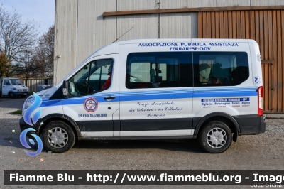 Ford Transit VIII serie
Associazione Pubblica Assistenza Ferrarese - ODV
Allestimento Vision
Distaccamento di Portomaggiore
Parole chiave: Ford Transit_VIIIserie